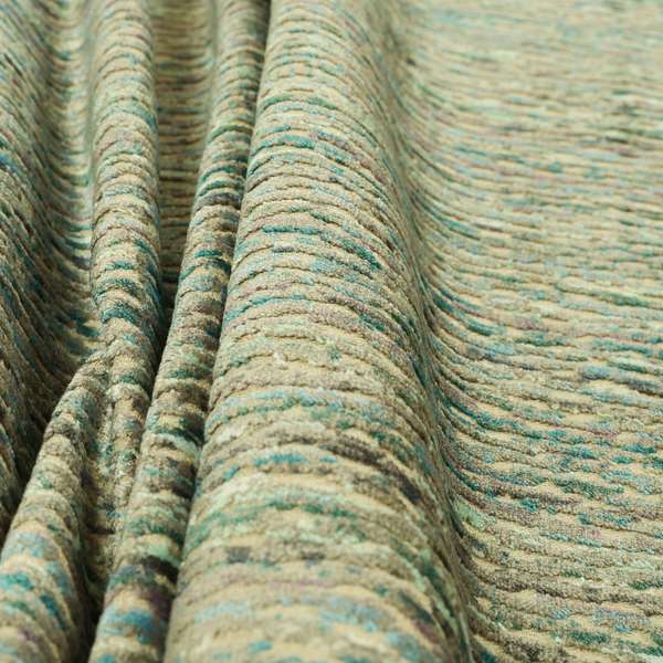 Camouflage Pattern In Blue Colour Velvet Upholstery Fabric JO-912 - Roman Blinds