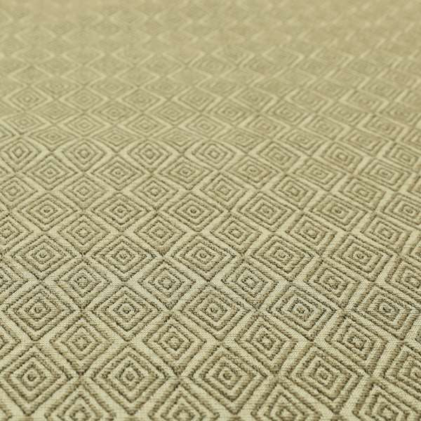 Diamond Geometric Pattern In Brown Colour Chenille Upholstery Furnishing Fabric JO-915 - Roman Blinds