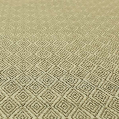 Diamond Geometric Pattern In Brown Colour Chenille Upholstery Furnishing Fabric JO-915 - Roman Blinds