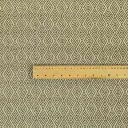 Diamond Geometric Pattern In Brown Colour Chenille Upholstery Furnishing Fabric JO-915 - Roman Blinds