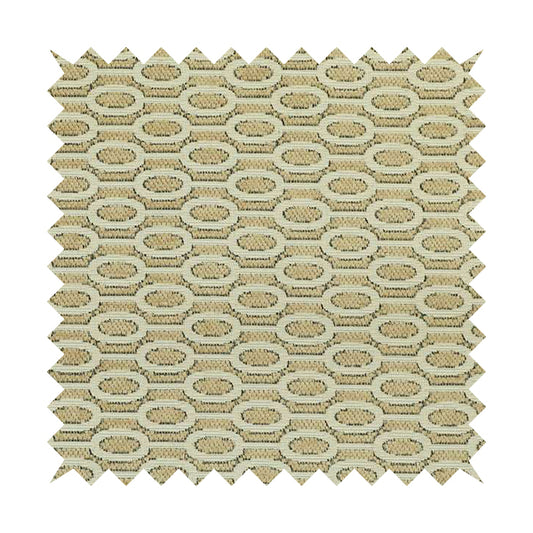 Eclipse Striped Pattern In Brown Colour Chenille Upholstery Furnishing Fabric JO-946