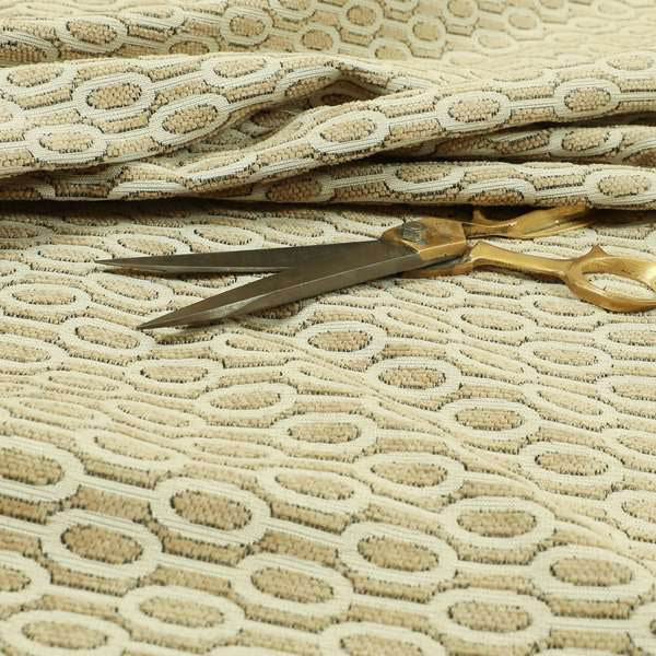 Eclipse Striped Pattern In Brown Colour Chenille Upholstery Furnishing Fabric JO-946 - Made To Measure Curtains