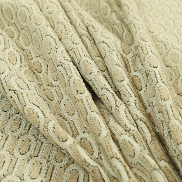 Eclipse Striped Pattern In Brown Colour Chenille Upholstery Furnishing Fabric JO-946 - Roman Blinds