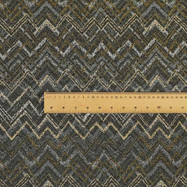 Elwin Decorative Weave Green Blue Colour Waves Pattern Jacquard Fabric JO-947 - Roman Blinds