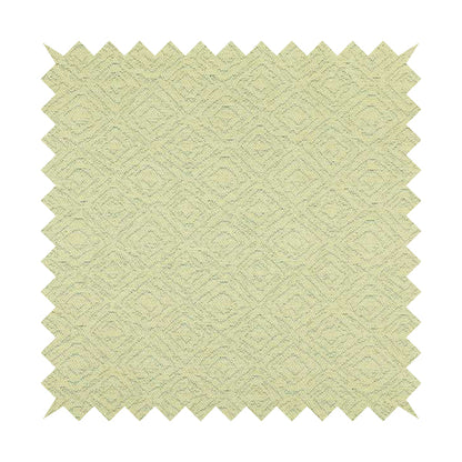 Cream Coloured Semi Plain Geometric Pattern Upholstery Furnishing Fabric JO-981 - Roman Blinds