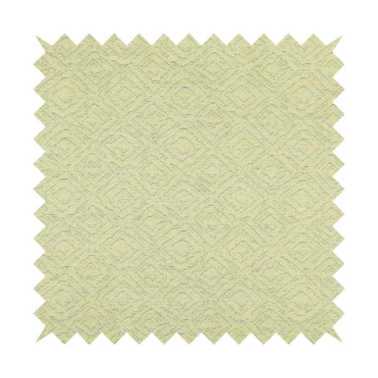 Cream Coloured Semi Plain Geometric Pattern Upholstery Furnishing Fabric JO-981