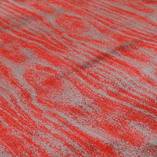 Abstract Full Pattern Velvet Material Red Grey Upholstery Fabric JO-986 - Made To Measure Curtains