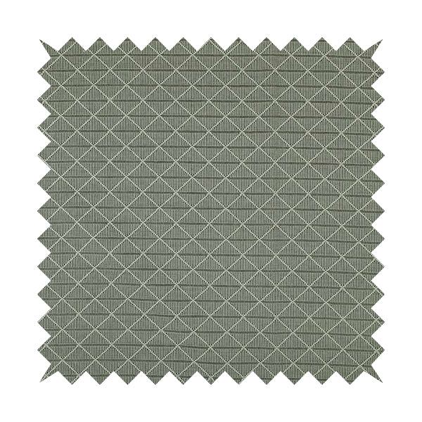 Geometric Modern Pattern Material Grey Furnishing Upholstery Fabric JO-990 - Roman Blinds