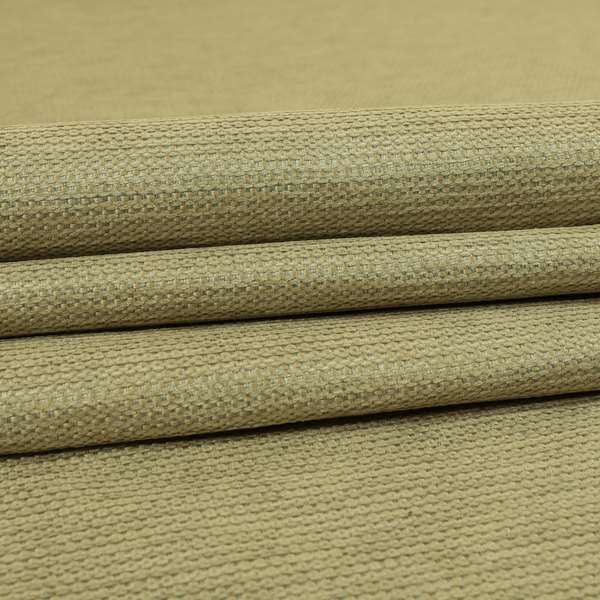 Plain Woven Textured Goldish Beige Colour Chenille Furnishing Fabric JU030316-27