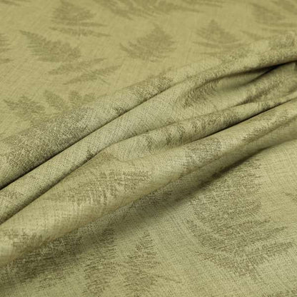 Leaf Pattern In Light Brown Colour Furnishing Fabric JU030316-29