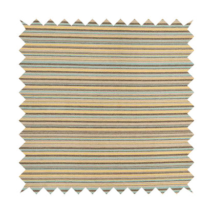Blue Beige Grey Multicolour Pencil Striped Pattern Soft Textured Chenille Upholstery Fabric JU050516-16