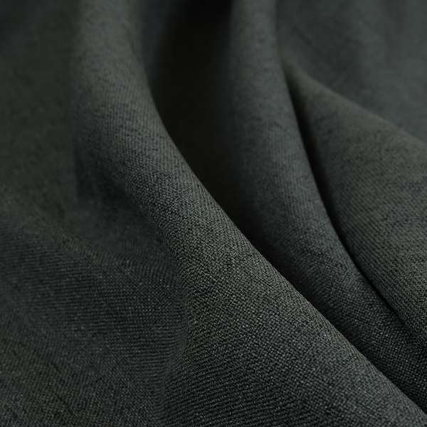 James Antique Chenille Furnishing Fabric Charcoal Grey Colour - Made To Measure Curtains