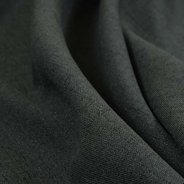 James Antique Chenille Furnishing Fabric Charcoal Grey Colour