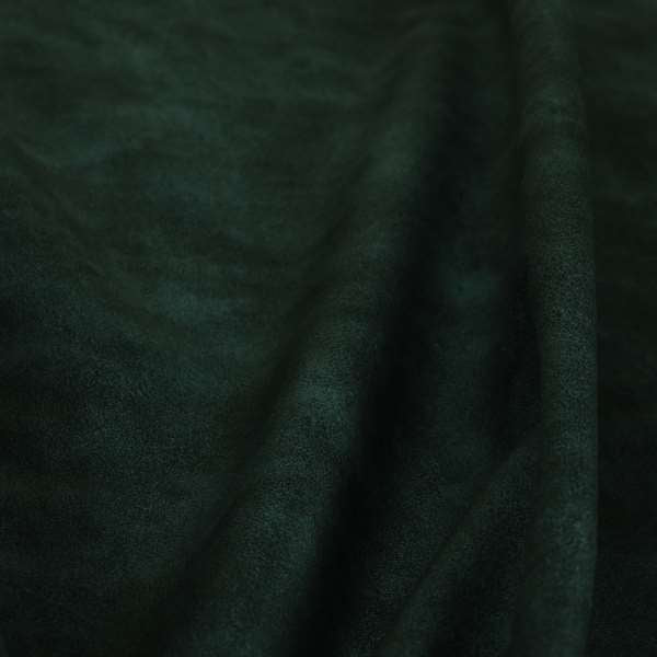 Kansas Distressed Ocean Blue Coloured Velour Velvet Upholstery Curtains Fabric - Roman Blinds