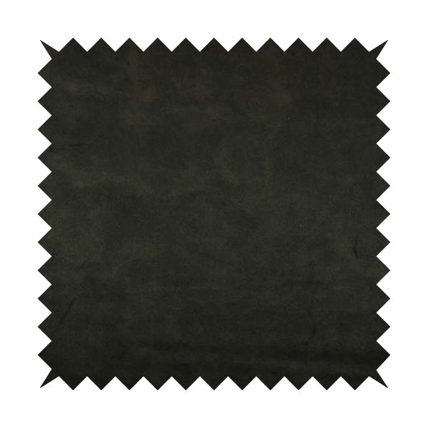 Kansas Distressed Black Coloured Velour Velvet Upholstery Curtains Fabric - Roman Blinds