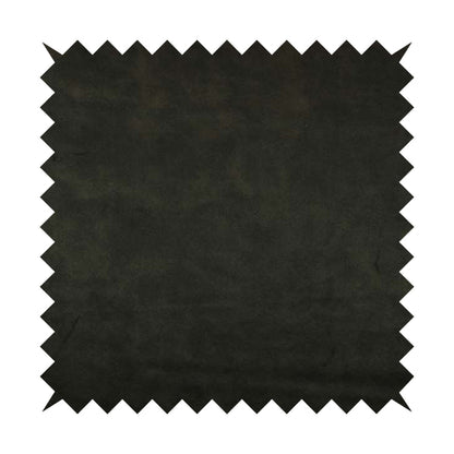 Kansas Distressed Black Coloured Velour Velvet Upholstery Curtains Fabric - Roman Blinds