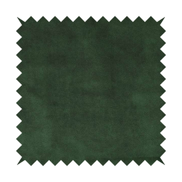 Kansas Distressed Pine Green Coloured Velour Velvet Upholstery Curtains Fabric - Roman Blinds