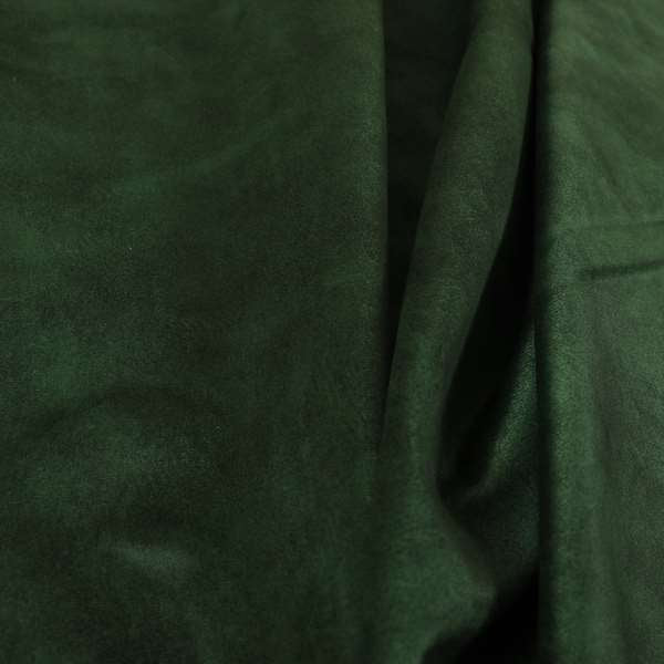 Kansas Distressed Pine Green Coloured Velour Velvet Upholstery Curtains Fabric - Handmade Cushions