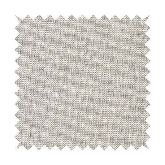 Karen Hopsack Thick Weave White Colour Upholstery Fabric