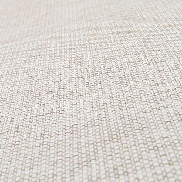 Karen Hopsack Thick Weave White Colour Upholstery Fabric - Roman Blinds