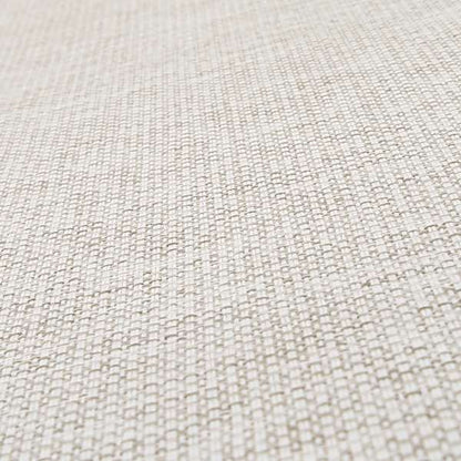 Karen Hopsack Thick Weave White Colour Upholstery Fabric