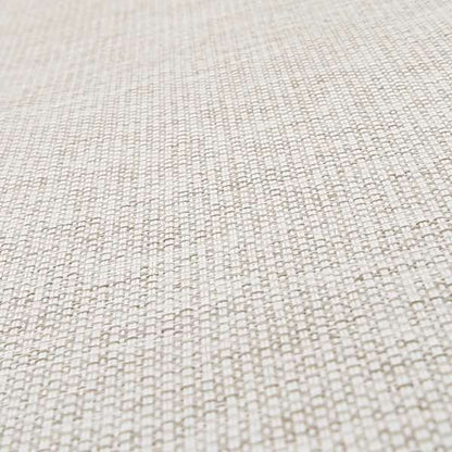 Karen Hopsack Thick Weave White Colour Upholstery Fabric - Handmade Cushions