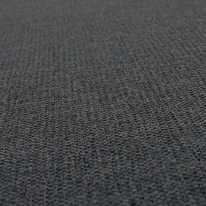 Karen Hopsack Thick Weave Grey Colour Upholstery Fabric - Roman Blinds