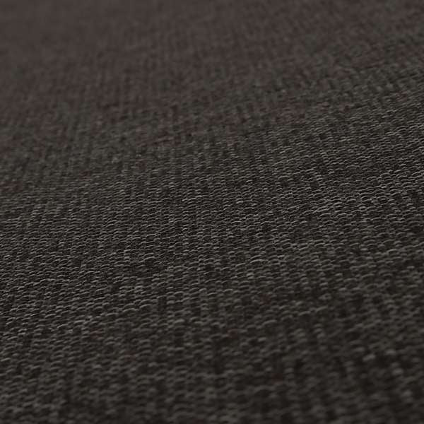 Karen Hopsack Thick Weave Black Colour Upholstery Fabric - Roman Blinds