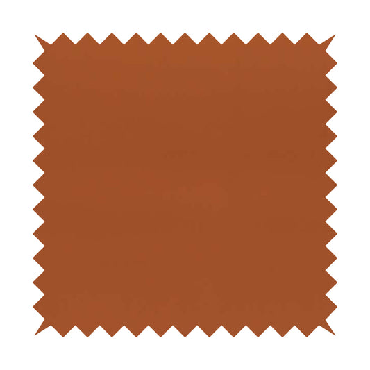 Kenya Matt Soft Faux Leather In Orange Peach Colour Upholstery Fabrics