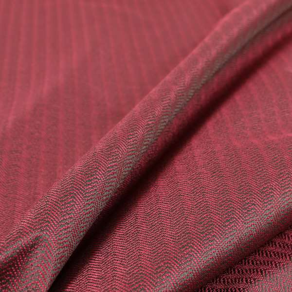 Kirkwall Herringbone Furnishing Fabric In Pink Grey Colour