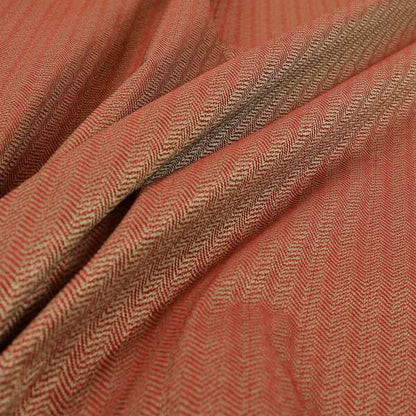 Kirkwall Herringbone Furnishing Fabric In Pink Colour - Roman Blinds