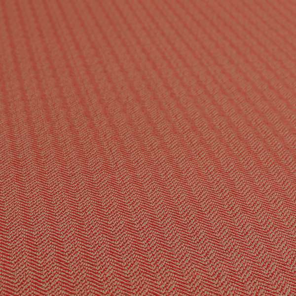 Kirkwall Herringbone Furnishing Fabric In Pink Colour - Made To Measure Curtains