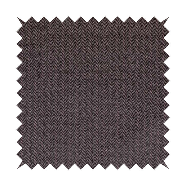 Kirkwall Herringbone Furnishing Fabric In Purple Colour - Made To Measure Curtains