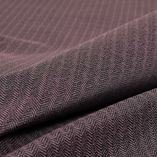 Kirkwall Herringbone Furnishing Fabric In Purple Colour