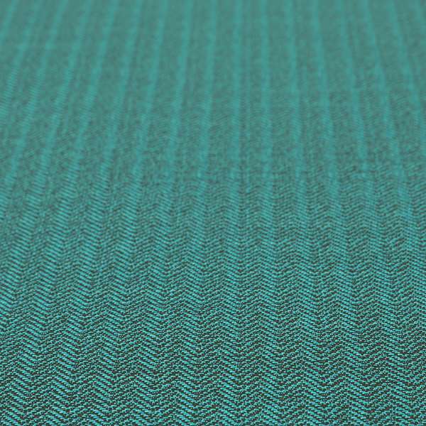 Kirkwall Herringbone Furnishing Fabric In Teal Blue Colour - Roman Blinds