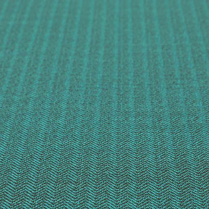 Kirkwall Herringbone Furnishing Fabric In Teal Blue Colour - Roman Blinds