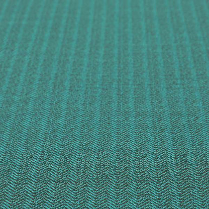 Kirkwall Herringbone Furnishing Fabric In Teal Blue Colour