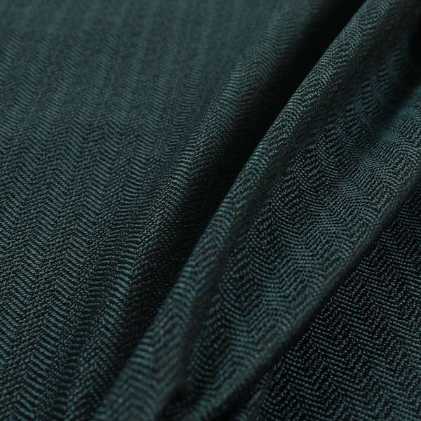 Kirkwall Herringbone Furnishing Fabric In Navy Blue Colour - Made To Measure Curtains