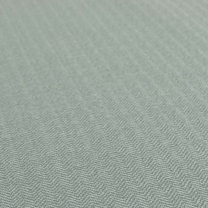 Kirkwall Herringbone Furnishing Fabric In Silver Colour - Roman Blinds