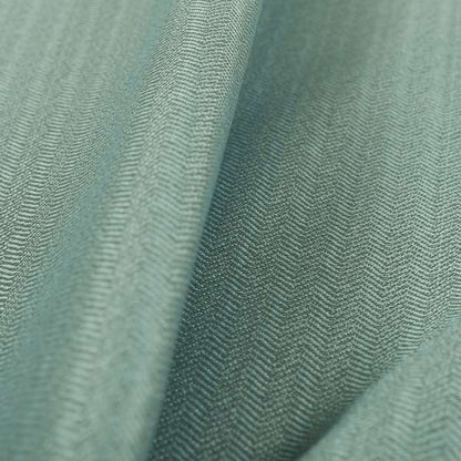 Kirkwall Herringbone Furnishing Fabric In Blue Colour - Made To Measure Curtains