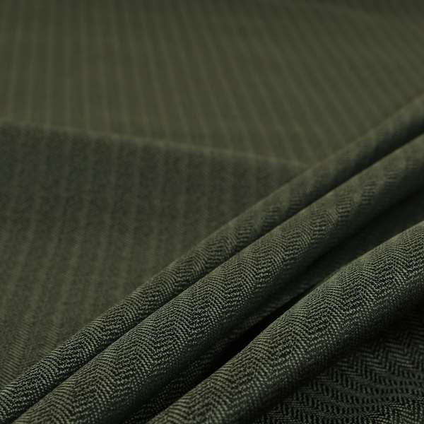 Kirkwall Herringbone Furnishing Fabric In Black Grey Colour - Roman Blinds