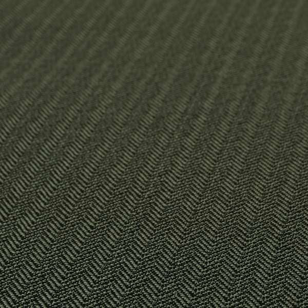 Kirkwall Herringbone Furnishing Fabric In Black Grey Colour - Roman Blinds