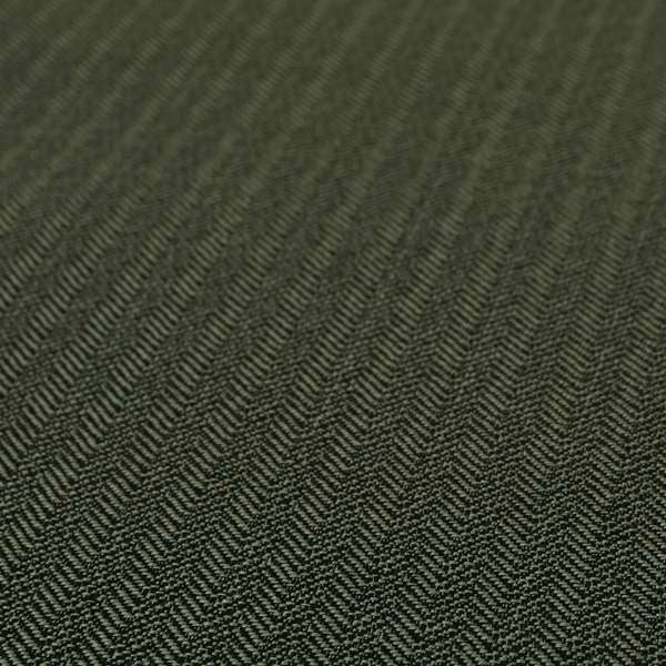 Kirkwall Herringbone Furnishing Fabric In Black Grey Colour