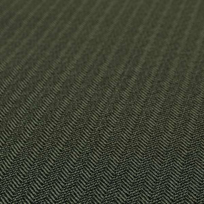 Kirkwall Herringbone Furnishing Fabric In Black Grey Colour - Made To Measure Curtains