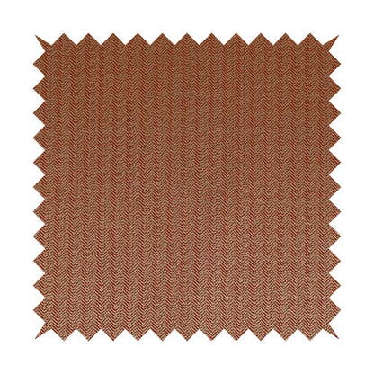 Kirkwall Herringbone Furnishing Fabric In Red Colour