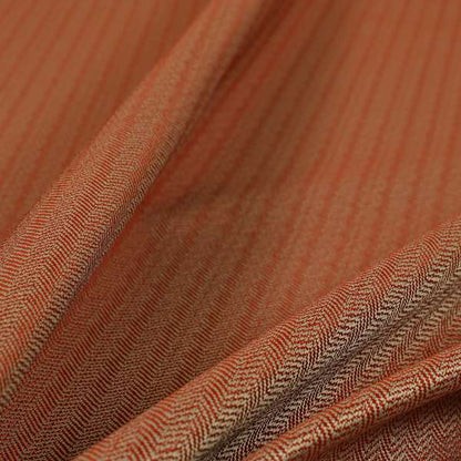 Kirkwall Herringbone Furnishing Fabric In Red Colour - Roman Blinds