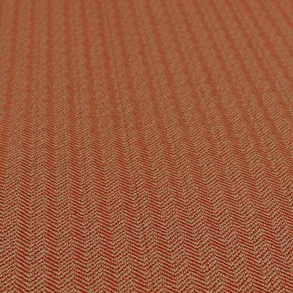 Kirkwall Herringbone Furnishing Fabric In Red Colour - Roman Blinds