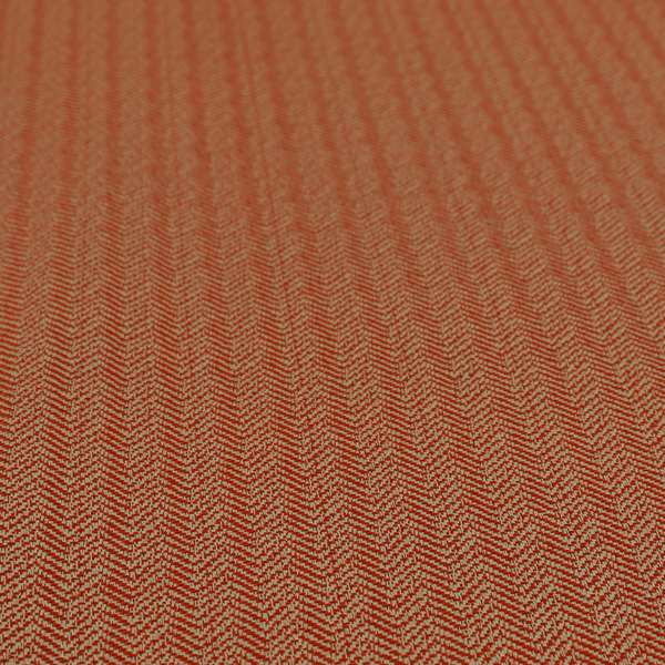 Kirkwall Herringbone Furnishing Fabric In Red Colour