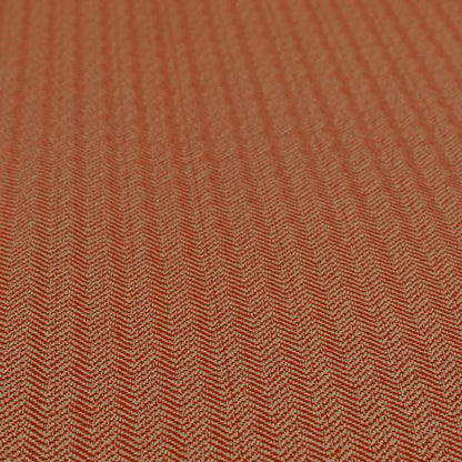 Kirkwall Herringbone Furnishing Fabric In Red Colour