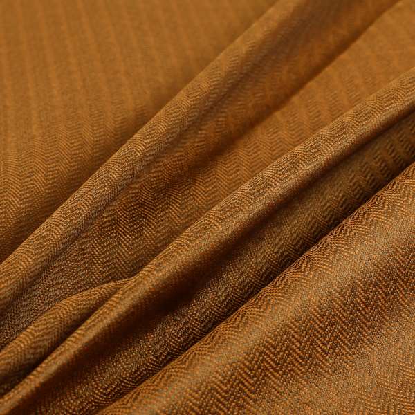 Kirkwall Herringbone Furnishing Fabric In Orange Colour - Roman Blinds